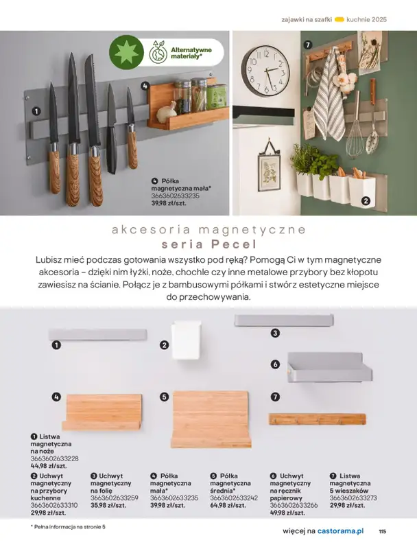 Castorama - gazetka promocyjna Katalog Kuchnie 2025 od poniedziałku 19.05 do wtorku 30.09 - strona 115