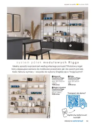 Castorama - gazetka promocyjna Katalog Kuchnie 2025 od poniedziałku 19.05 do wtorku 30.09 - strona 123