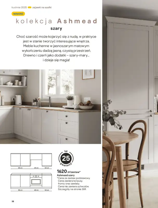 Castorama - gazetka promocyjna Katalog Kuchnie 2025 od poniedziałku 19.05 do wtorku 30.09 - strona 38