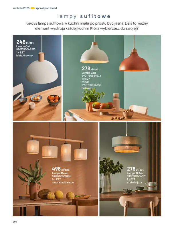 Castorama - gazetka promocyjna Katalog Kuchnie 2025 od poniedziałku 19.05 do wtorku 30.09 - strona 206