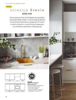 Castorama - gazetka promocyjna Katalog Kuchnie 2025 od poniedziałku 19.05 do wtorku 30.09 - strona 40