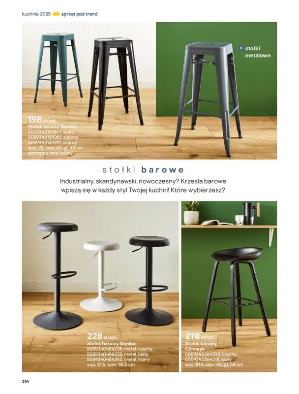 Castorama - gazetka promocyjna Katalog Kuchnie 2025 od poniedziałku 19.05 do wtorku 30.09 - strona 204