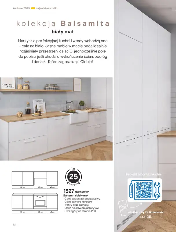 Castorama - gazetka promocyjna Katalog Kuchnie 2025 od poniedziałku 19.05 do wtorku 30.09 - strona 72