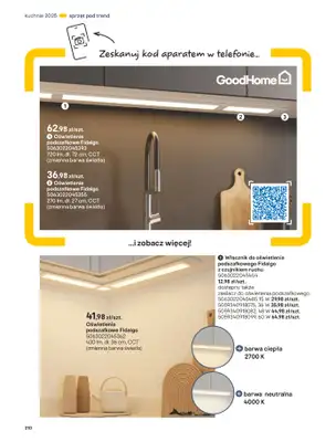 Castorama - gazetka promocyjna Katalog Kuchnie 2025 od poniedziałku 19.05 do wtorku 30.09 - strona 210