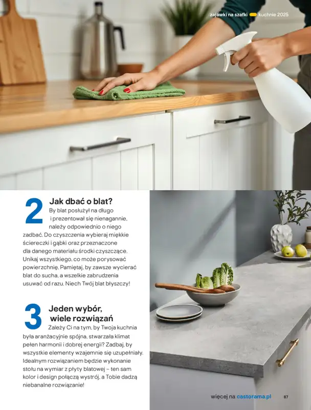 Castorama - gazetka promocyjna Katalog Kuchnie 2025 od poniedziałku 19.05 do wtorku 30.09 - strona 87