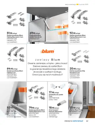 Castorama - gazetka promocyjna Katalog Kuchnie 2025 od poniedziałku 19.05 do wtorku 30.09 - strona 267