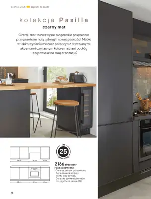 Castorama - gazetka promocyjna Katalog Kuchnie 2025 od poniedziałku 19.05 do wtorku 30.09 - strona 70