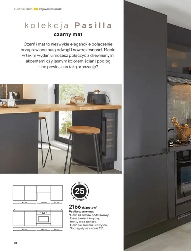 Castorama - gazetka promocyjna Katalog Kuchnie 2025 od poniedziałku 19.05 do wtorku 30.09 - strona 70