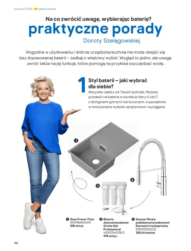 Castorama - gazetka promocyjna Katalog Kuchnie 2025 od poniedziałku 19.05 do wtorku 30.09 - strona 142