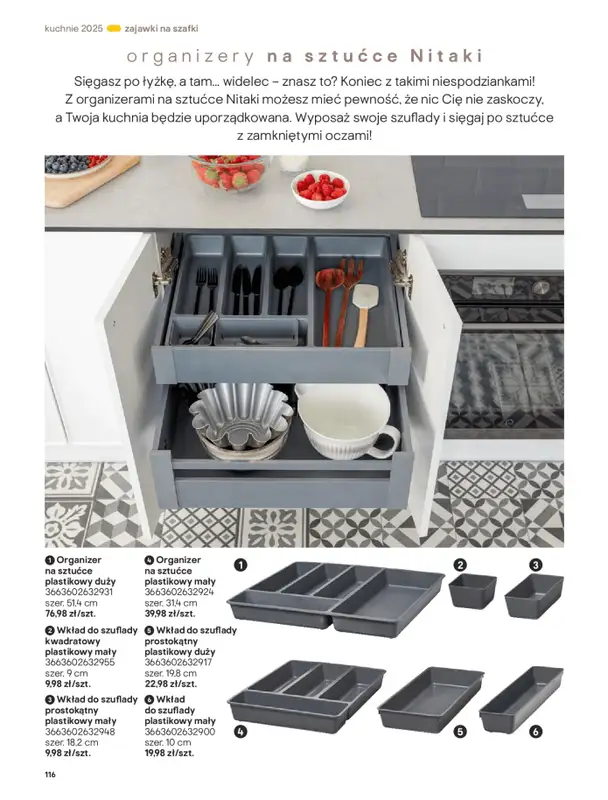 Castorama - gazetka promocyjna Katalog Kuchnie 2025 od poniedziałku 19.05 do wtorku 30.09 - strona 116