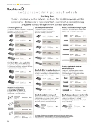 Castorama - gazetka promocyjna Katalog Kuchnie 2025 od poniedziałku 19.05 do wtorku 30.09 - strona 262