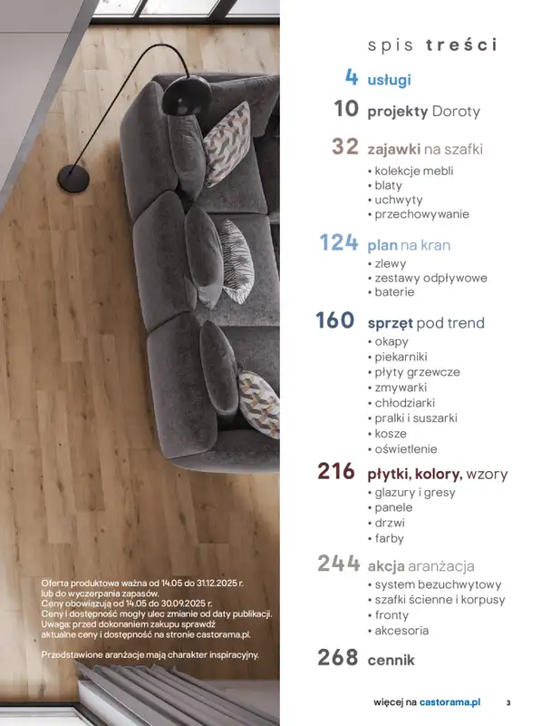 Castorama - gazetka promocyjna Katalog Kuchnie 2025 od poniedziałku 19.05 do wtorku 30.09 - strona 3