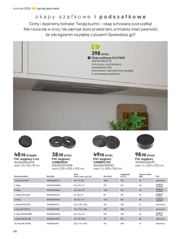 Castorama - gazetka promocyjna Katalog Kuchnie 2025 od poniedziałku 19.05 do wtorku 30.09 - strona 172