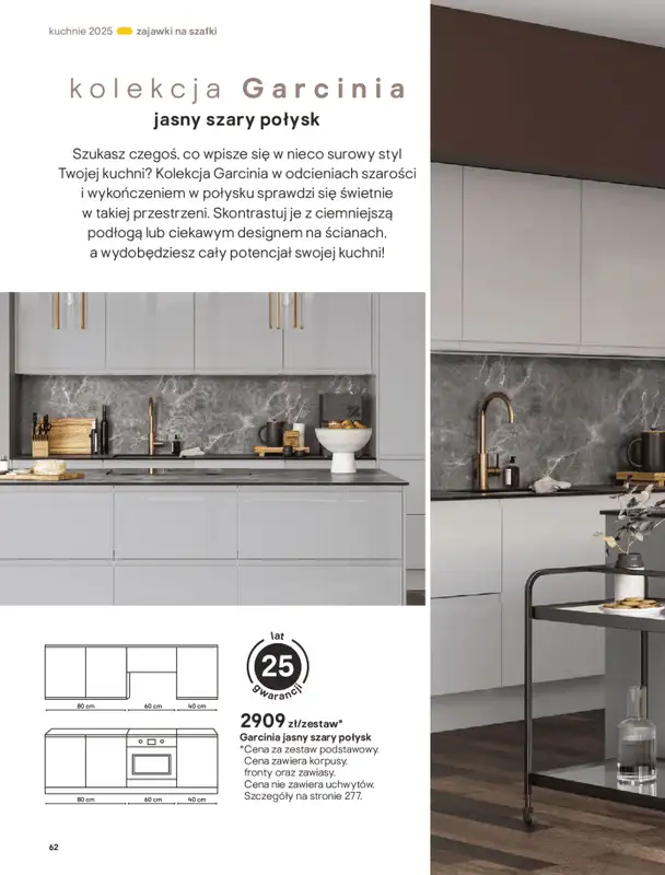 Castorama - gazetka promocyjna Katalog Kuchnie 2025 od poniedziałku 19.05 do wtorku 30.09 - strona 62