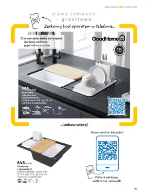 Castorama - gazetka promocyjna Katalog Kuchnie 2025 od poniedziałku 19.05 do wtorku 30.09 - strona 133