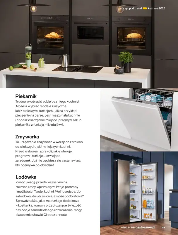 Castorama - gazetka promocyjna Katalog Kuchnie 2025 od poniedziałku 19.05 do wtorku 30.09 - strona 163