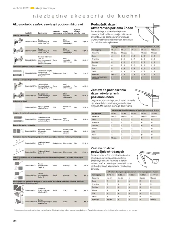 Castorama - gazetka promocyjna Katalog Kuchnie 2025 od poniedziałku 19.05 do wtorku 30.09 - strona 266