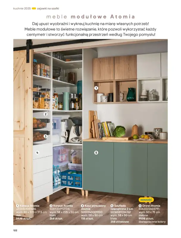 Castorama - gazetka promocyjna Katalog Kuchnie 2025 od poniedziałku 19.05 do wtorku 30.09 - strona 122