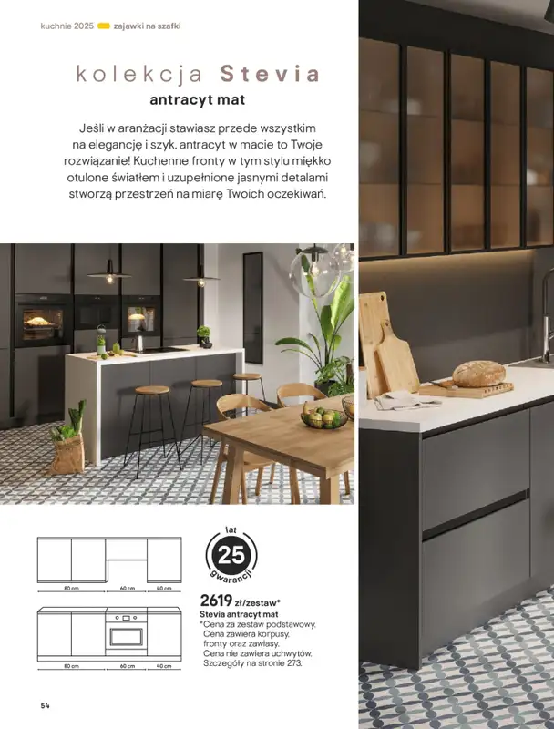 Castorama - gazetka promocyjna Katalog Kuchnie 2025 od poniedziałku 19.05 do wtorku 30.09 - strona 54
