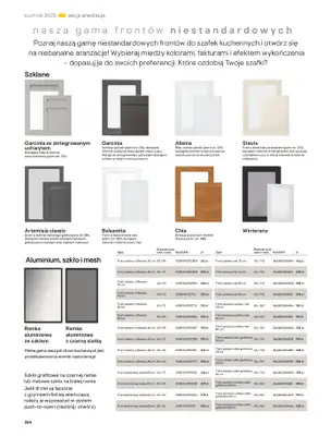 Castorama - gazetka promocyjna Katalog Kuchnie 2025 od poniedziałku 19.05 do wtorku 30.09 - strona 264