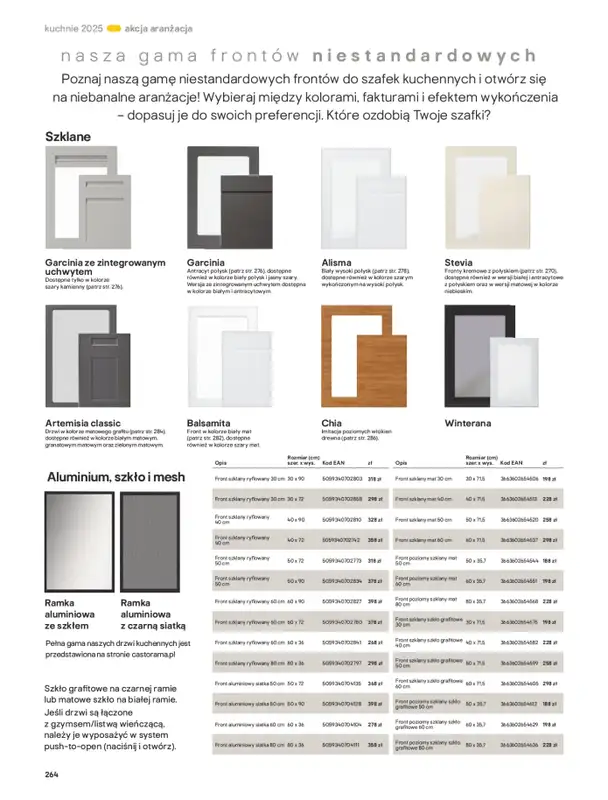 Castorama - gazetka promocyjna Katalog Kuchnie 2025 od poniedziałku 19.05 do wtorku 30.09 - strona 264