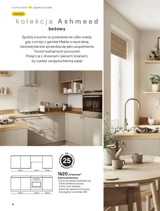Castorama - gazetka promocyjna Katalog Kuchnie 2025 od poniedziałku 19.05 do wtorku 30.09 - strona 36