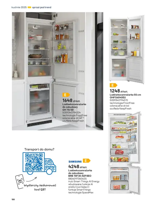 Castorama - gazetka promocyjna Katalog Kuchnie 2025 od poniedziałku 19.05 do wtorku 30.09 - strona 188