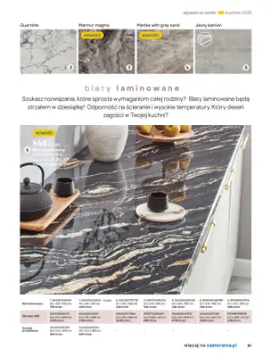 Castorama - gazetka promocyjna Katalog Kuchnie 2025 od poniedziałku 19.05 do wtorku 30.09 - strona 89