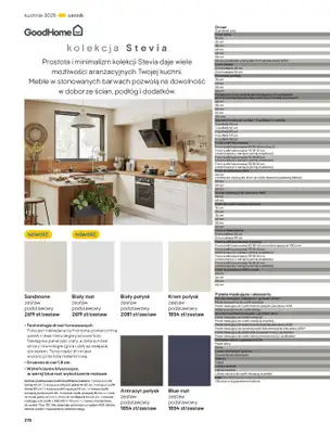 Castorama - gazetka promocyjna Katalog Kuchnie 2025 od poniedziałku 19.05 do wtorku 30.09 - strona 270