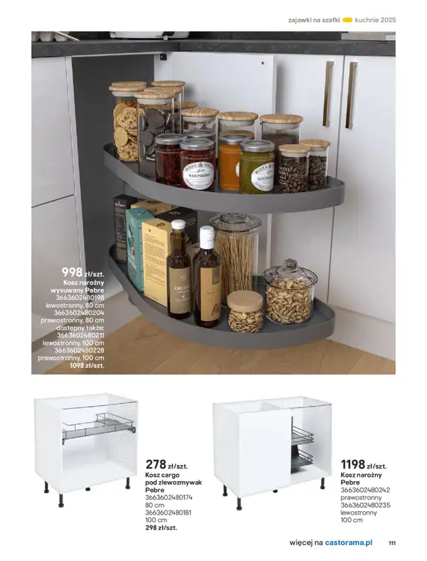 Castorama - gazetka promocyjna Katalog Kuchnie 2025 od poniedziałku 19.05 do wtorku 30.09 - strona 111