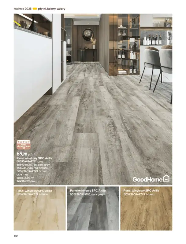 Castorama - gazetka promocyjna Katalog Kuchnie 2025 od poniedziałku 19.05 do wtorku 30.09 - strona 232