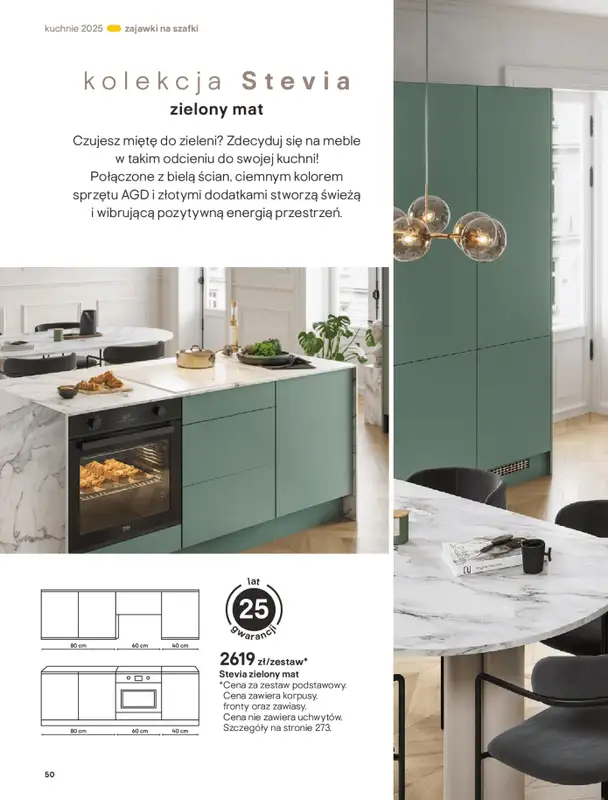 Castorama - gazetka promocyjna Katalog Kuchnie 2025 od poniedziałku 19.05 do wtorku 30.09 - strona 50