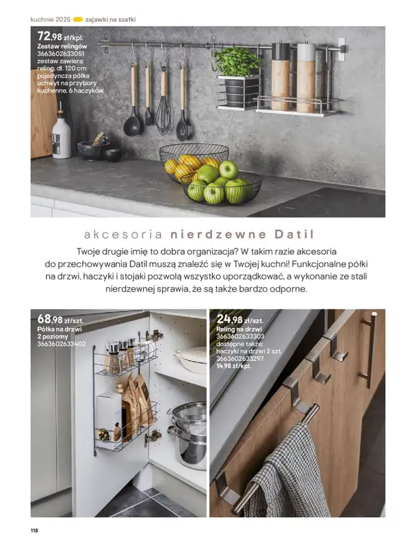 Castorama - gazetka promocyjna Katalog Kuchnie 2025 od poniedziałku 19.05 do wtorku 30.09 - strona 118