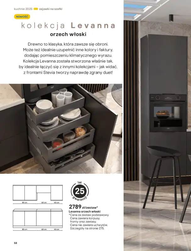 Castorama - gazetka promocyjna Katalog Kuchnie 2025 od poniedziałku 19.05 do wtorku 30.09 - strona 58
