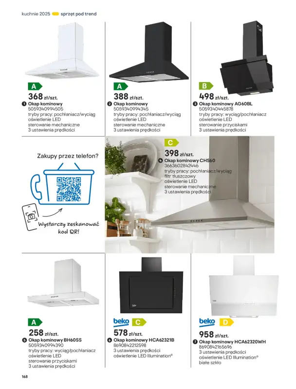 Castorama - gazetka promocyjna Katalog Kuchnie 2025 od poniedziałku 19.05 do wtorku 30.09 - strona 168