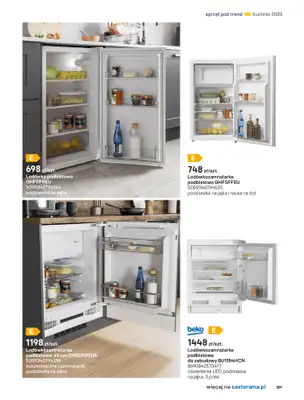 Castorama - gazetka promocyjna Katalog Kuchnie 2025 od poniedziałku 19.05 do wtorku 30.09 - strona 189