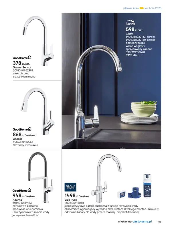 Castorama - gazetka promocyjna Katalog Kuchnie 2025 od poniedziałku 19.05 do wtorku 30.09 - strona 145
