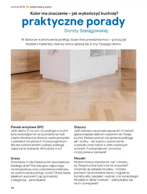 Castorama - gazetka promocyjna Katalog Kuchnie 2025 od poniedziałku 19.05 do wtorku 30.09 - strona 218
