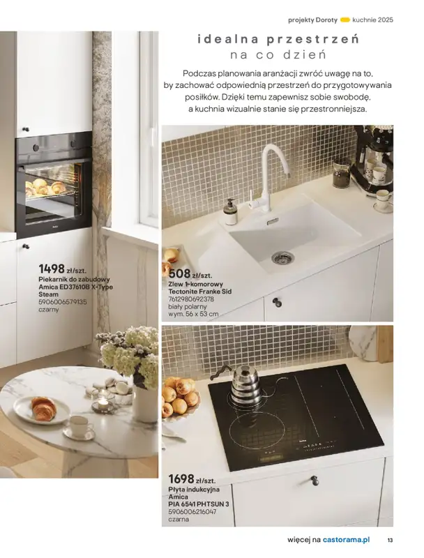 Castorama - gazetka promocyjna Katalog Kuchnie 2025 od poniedziałku 19.05 do wtorku 30.09 - strona 13