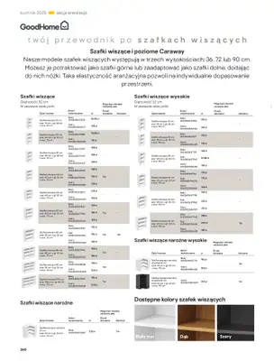 Castorama - gazetka promocyjna Katalog Kuchnie 2025 od poniedziałku 19.05 do wtorku 30.09 - strona 260