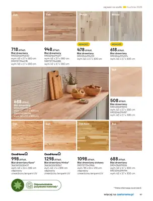 Castorama - gazetka promocyjna Katalog Kuchnie 2025 od poniedziałku 19.05 do wtorku 30.09 - strona 97