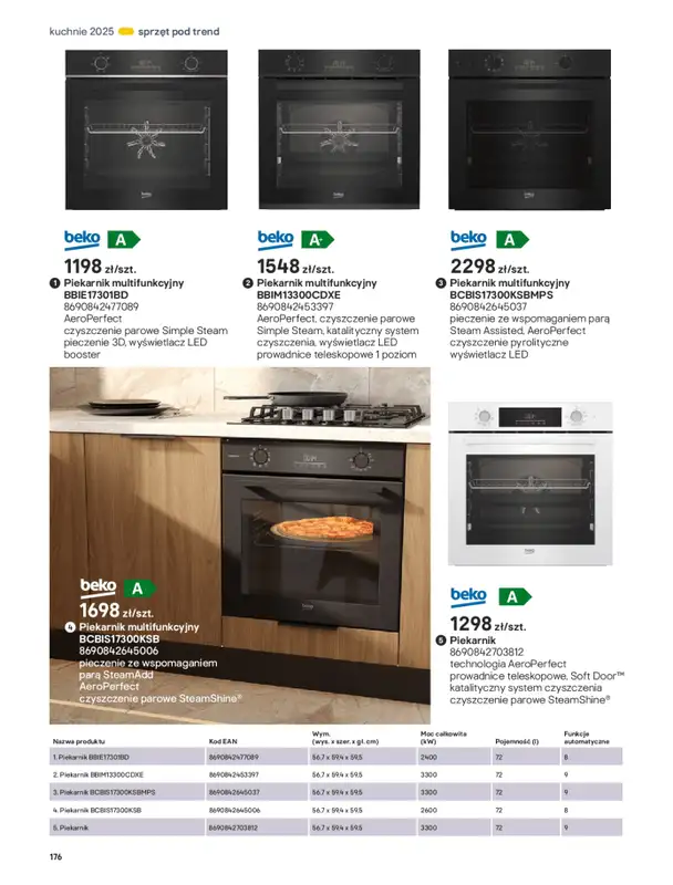 Castorama - gazetka promocyjna Katalog Kuchnie 2025 od poniedziałku 19.05 do wtorku 30.09 - strona 176