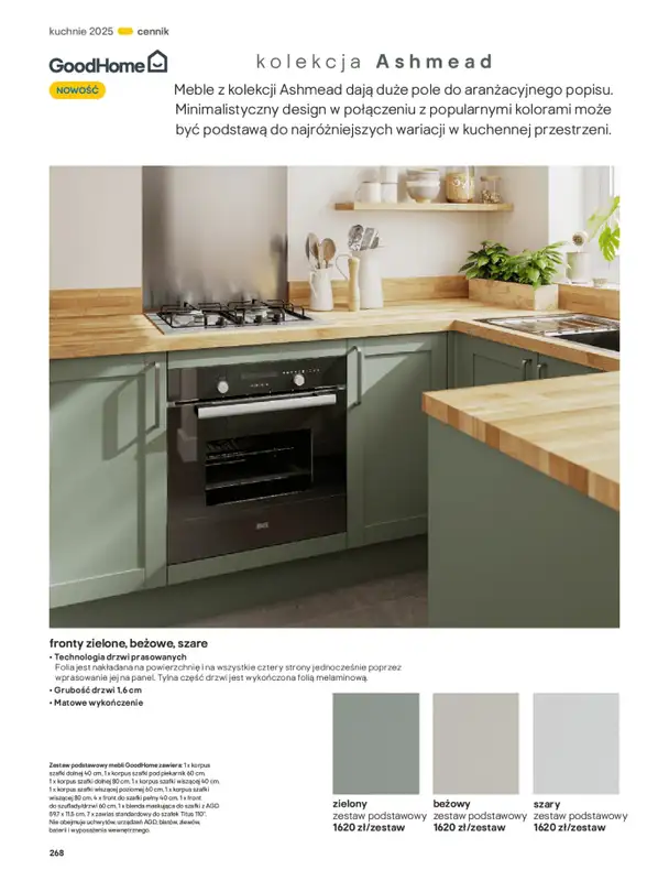 Castorama - gazetka promocyjna Katalog Kuchnie 2025 od poniedziałku 19.05 do wtorku 30.09 - strona 268