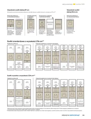 Castorama - gazetka promocyjna Katalog Kuchnie 2025 od poniedziałku 19.05 do wtorku 30.09 - strona 255