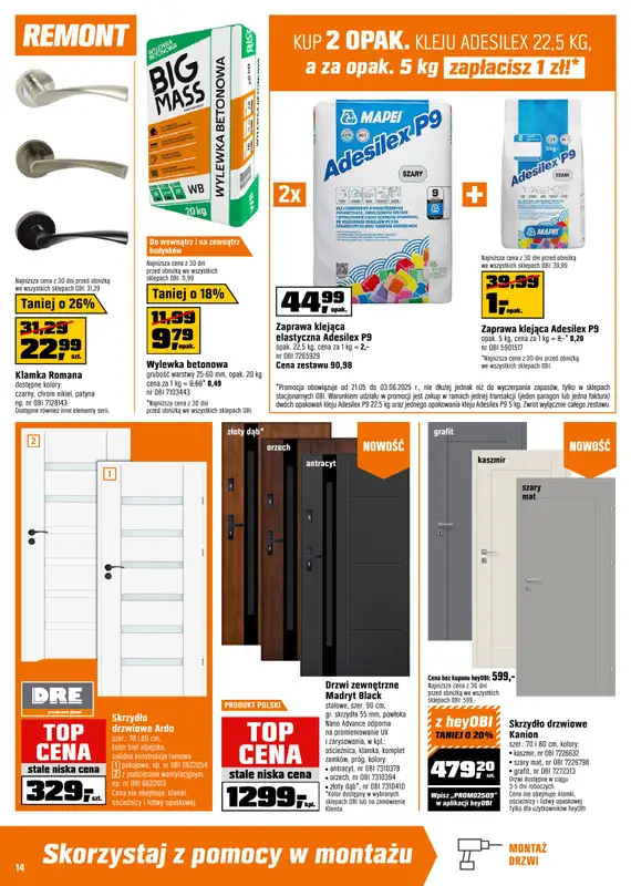 OBI - gazetka promocyjna Gazetka od środy 21.05 do wtorku 03.06 - strona 14