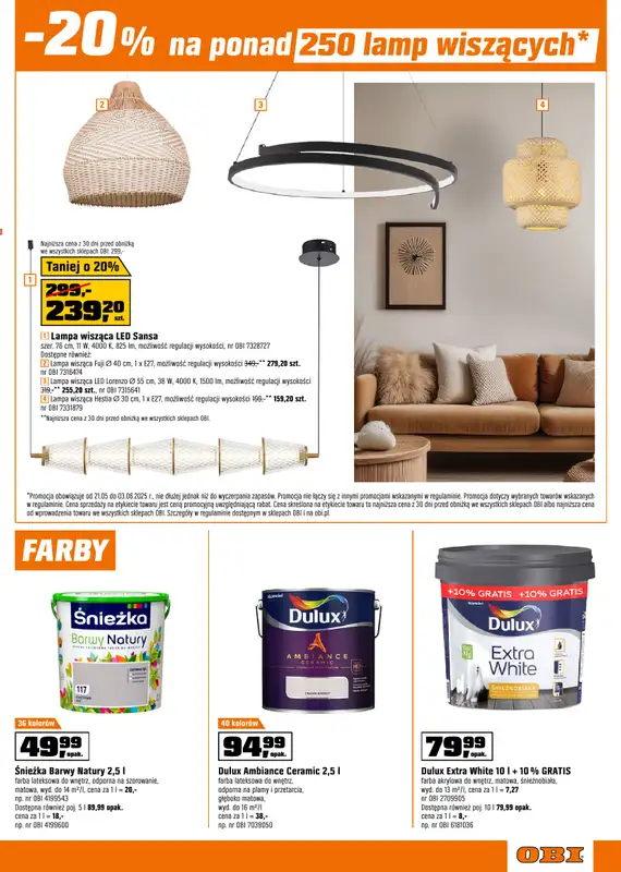 OBI - gazetka promocyjna Gazetka od środy 21.05 do wtorku 03.06 - strona 9