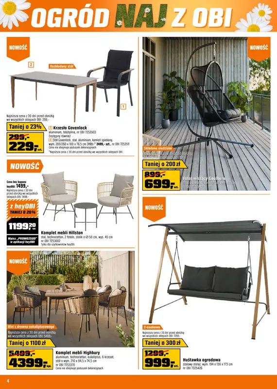 OBI - gazetka promocyjna Gazetka od środy 21.05 do wtorku 03.06 - strona 4