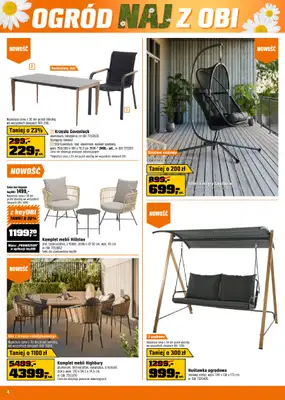 OBI - gazetka promocyjna Gazetka od środy 21.05 do wtorku 03.06 - strona 4 OBI - gazetka promocyjna Gazetka od środy 21.05 do wtorku 03.06 - strona 4