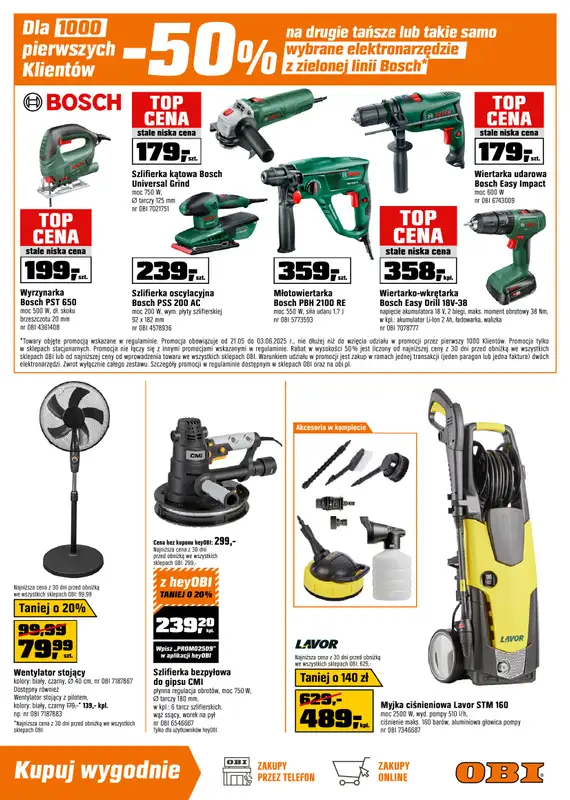 OBI - gazetka promocyjna Gazetka od środy 21.05 do wtorku 03.06 - strona 15
