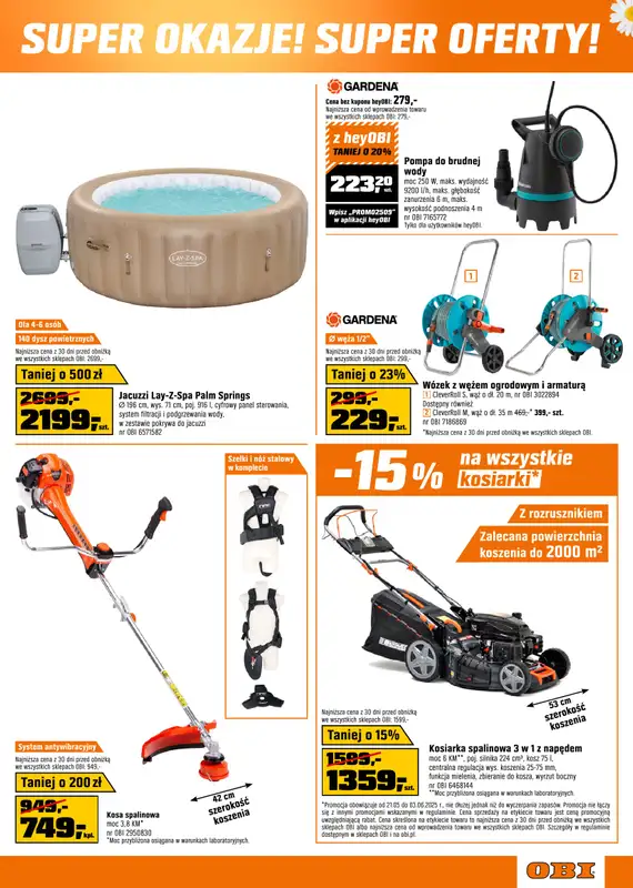 OBI - gazetka promocyjna Gazetka od środy 21.05 do wtorku 03.06 - strona 7